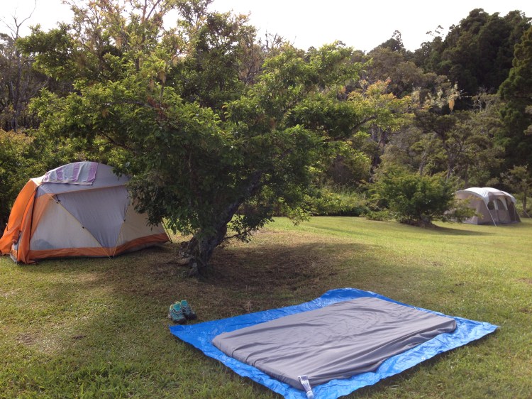 My makeshift massage table where I was treated to bodywork by Rochelle, a Licensed Massage Therapist for over 20 years.