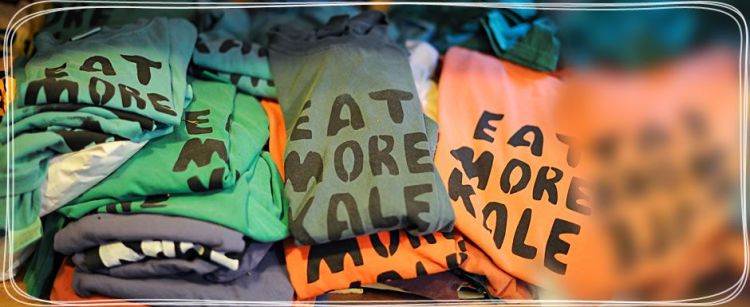 The screen that started it all. Shop Eatmorekale.com for these and other styles, stickers and to donate to Bo's legal fund.